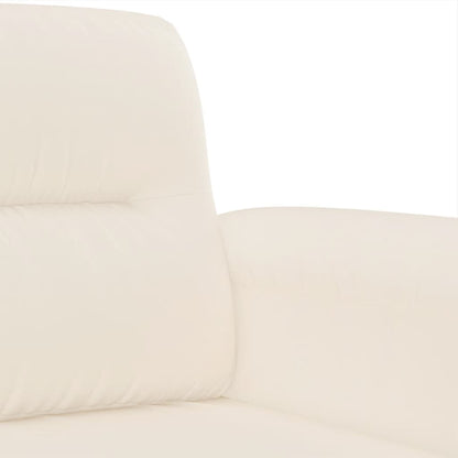Driezitsbank Microvezelstof 180 cm Beige