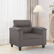 Fauteuil 60 cm breed kunstleer grijs