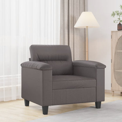 Fauteuil Kunstleer 60 cm Grijs