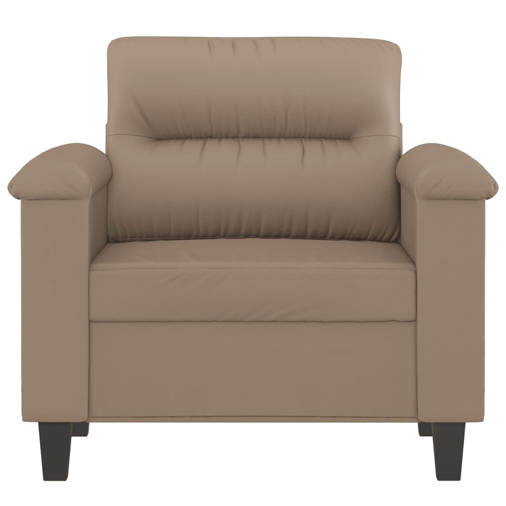 Fauteuil Kunstleer Kleurig 60 cm Cappuccino