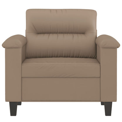 Fauteuil Kunstleer Kleurig 60 cm Cappuccino