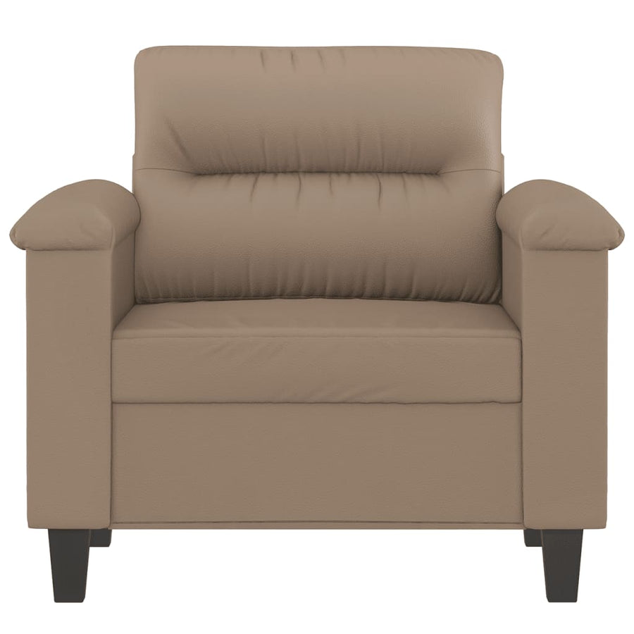 Fauteuil Kunstleer Kleurig 60 cm Cappuccino