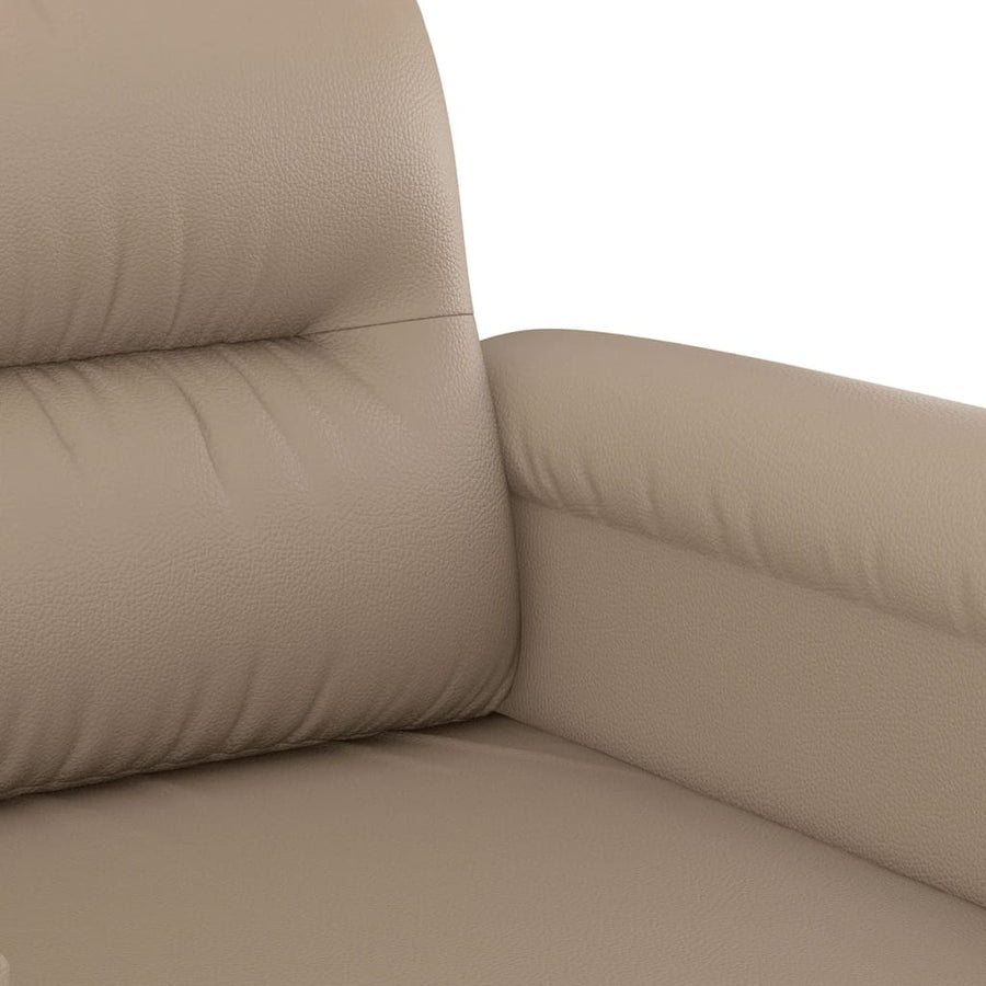 Fauteuil Kunstleer Kleurig 60 cm Cappuccino
