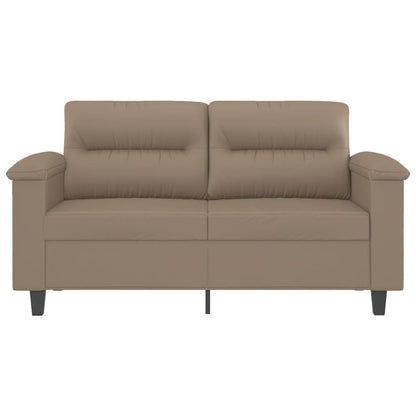 Tweezitsbank Kunstleer Kleurig 120 cm Cappuccino