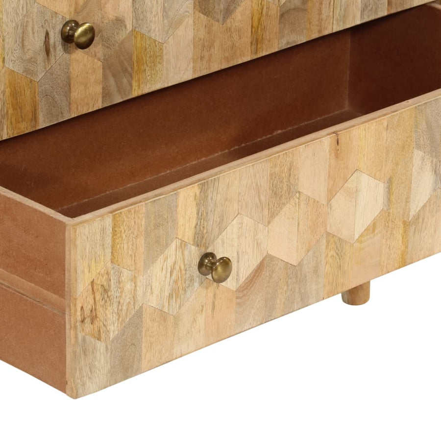 Ladekast 70x35x70 cm massief mangohout