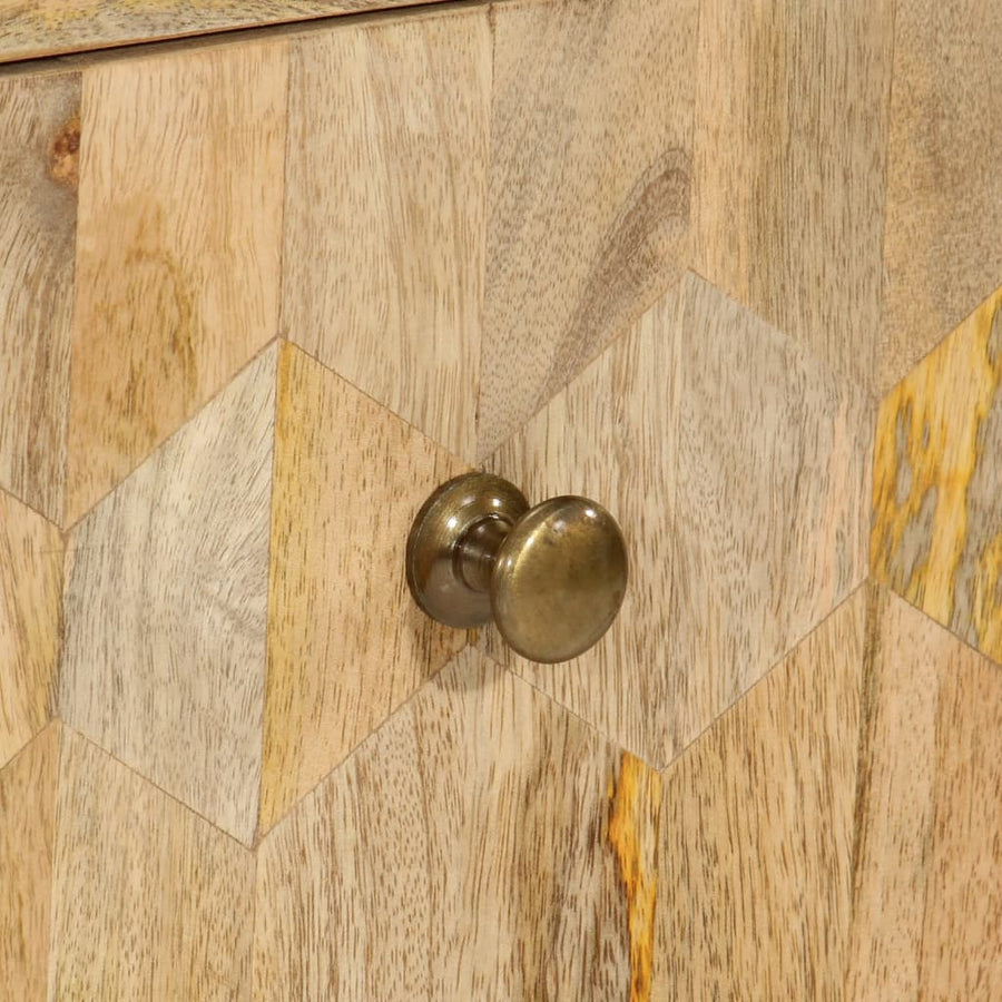 Ladekast 70x35x70 cm massief mangohout