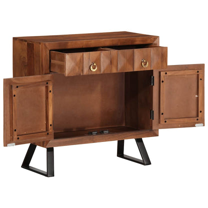 Ladekast 70X35X70 Cm Massief Acaciahout Honingbruin