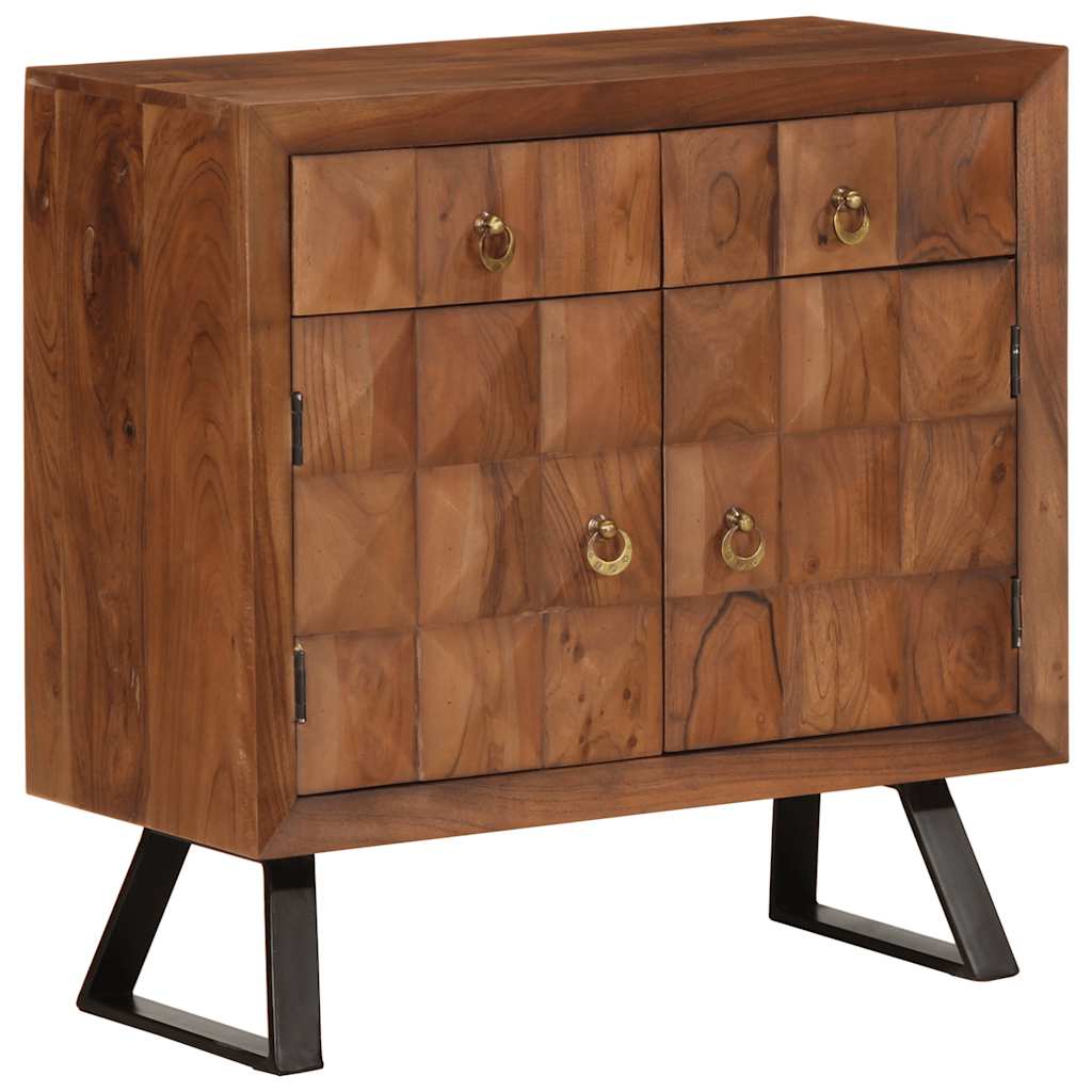 Ladekast 70X35X70 Cm Massief Acaciahout Honingbruin