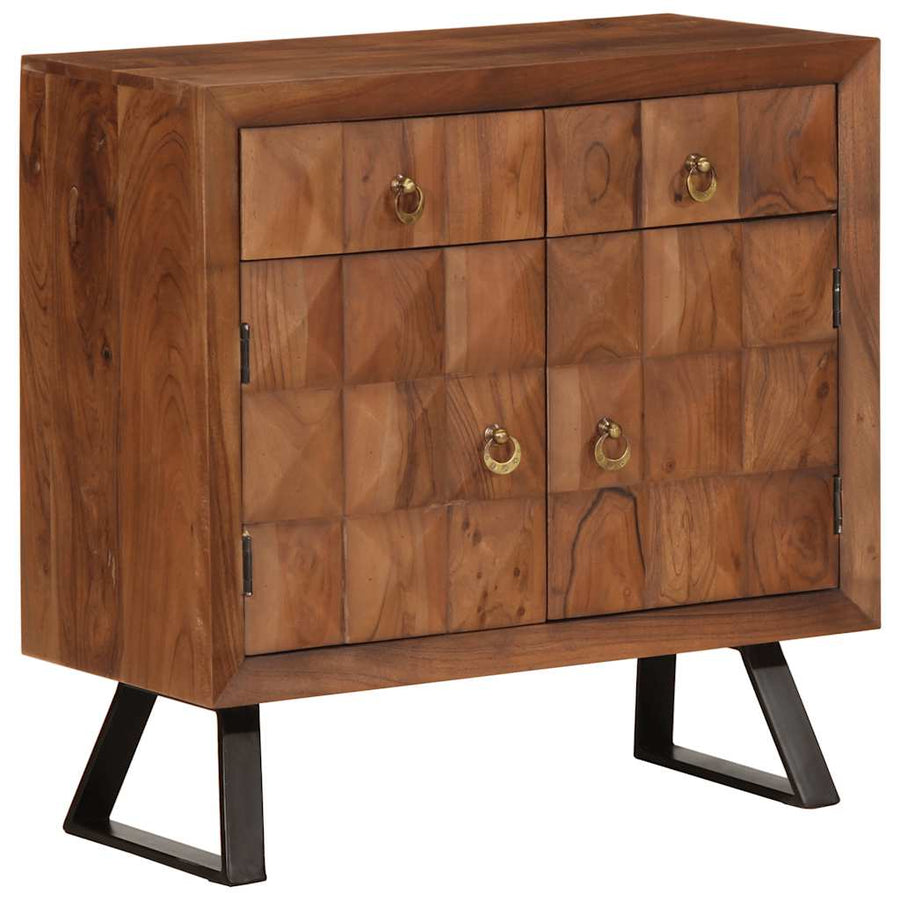 Ladekast 70X35X70 Cm Massief Acaciahout Honingbruin