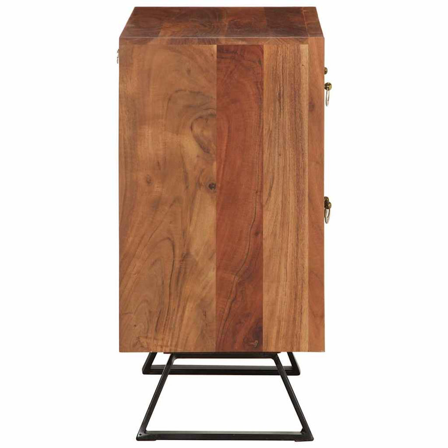Ladekast 70X35X70 Cm Massief Acaciahout Honingbruin