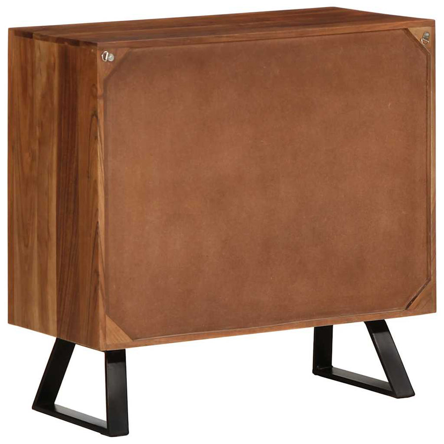 Ladekast 70X35X70 Cm Massief Acaciahout Honingbruin