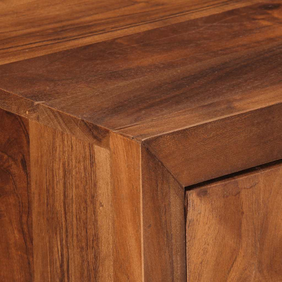 Ladekast 70X35X70 Cm Massief Acaciahout Honingbruin