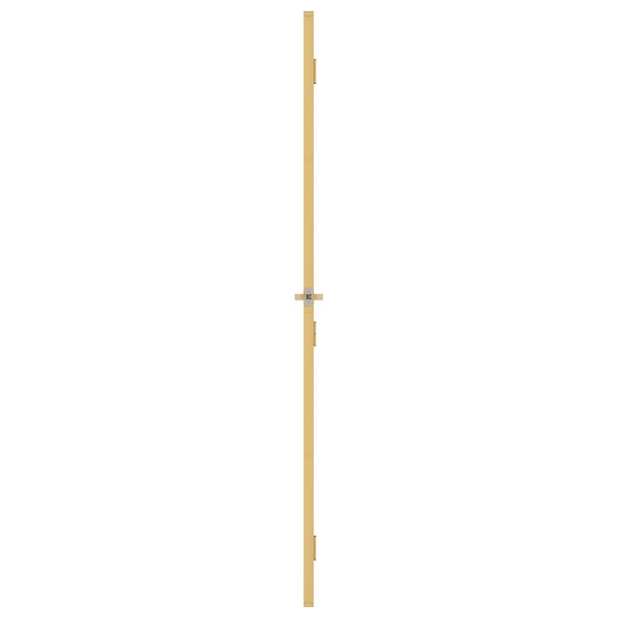 Binnendeur Smal 83X201,5 Cm Gehard Glas En Aluminium Goudkleur