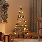 Kerstboom metaal 90 cm zwart