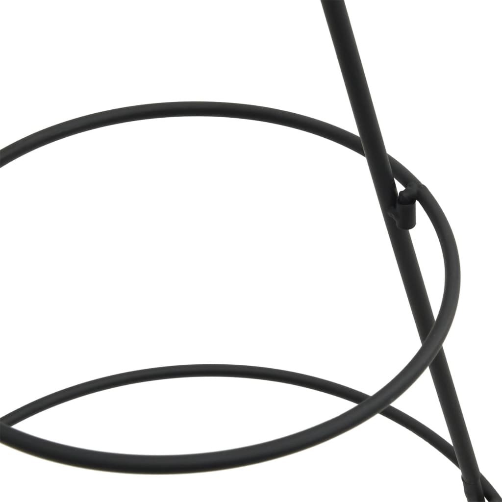 Kerstdecoratie Kerstboom 125 Cm Metaal Zwart