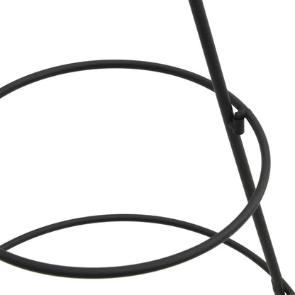 Kerstdecoratie Kerstboom 125 Cm Metaal Zwart