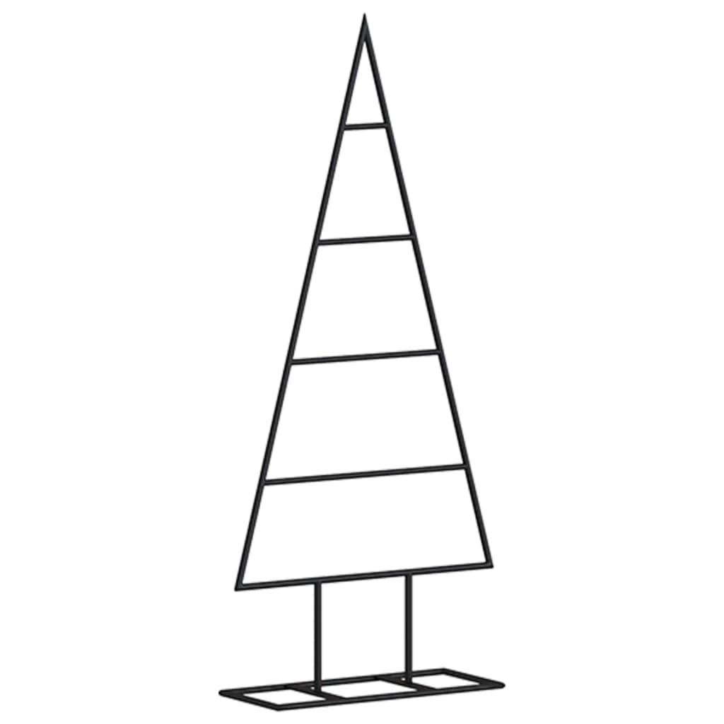 Kerstdecoratie Kerstboom Metaal Zwart 60 cm