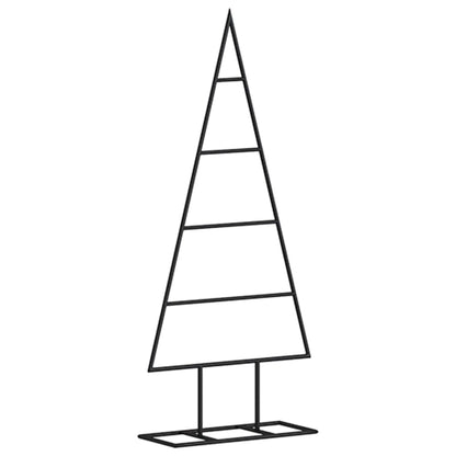 Kerstdecoratie Kerstboom Metaal Zwart 60 cm