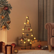 Metalen kerstboom 60 cm zwart