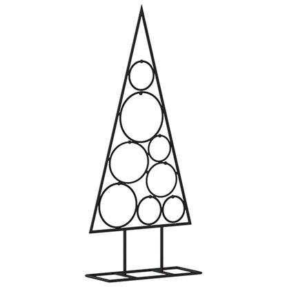 Kerstdecoratie Kerstboom Metaal Zwart 60 cm