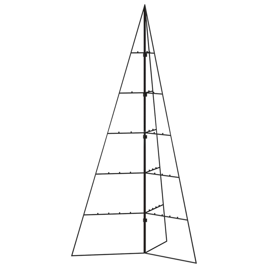 Kerstdecoratie Kerstboom 100 Cm Metaal Zwart