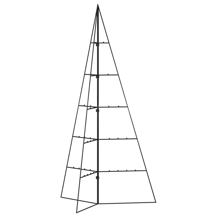 Kerstdecoratie Kerstboom 100 Cm Metaal Zwart
