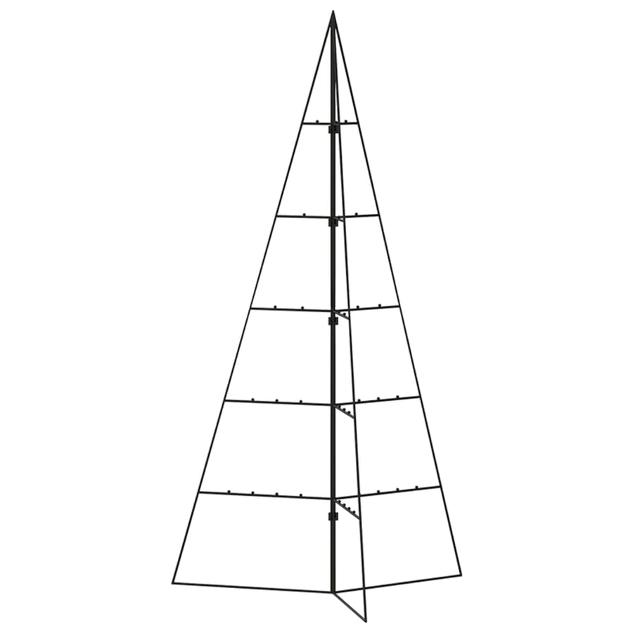 Kerstdecoratie Kerstboom 100 Cm Metaal Zwart