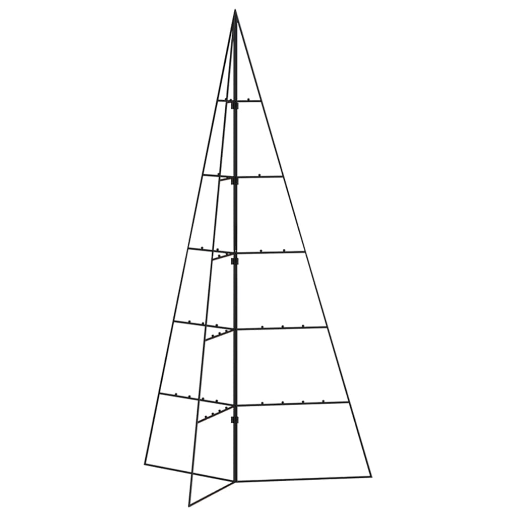 Kerstdecoratie Kerstboom 100 Cm Metaal Zwart