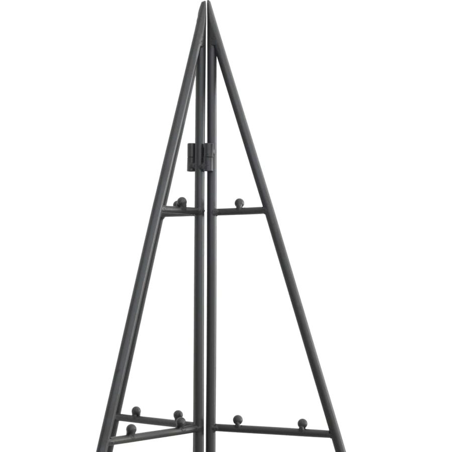 Kerstdecoratie Kerstboom 100 Cm Metaal Zwart