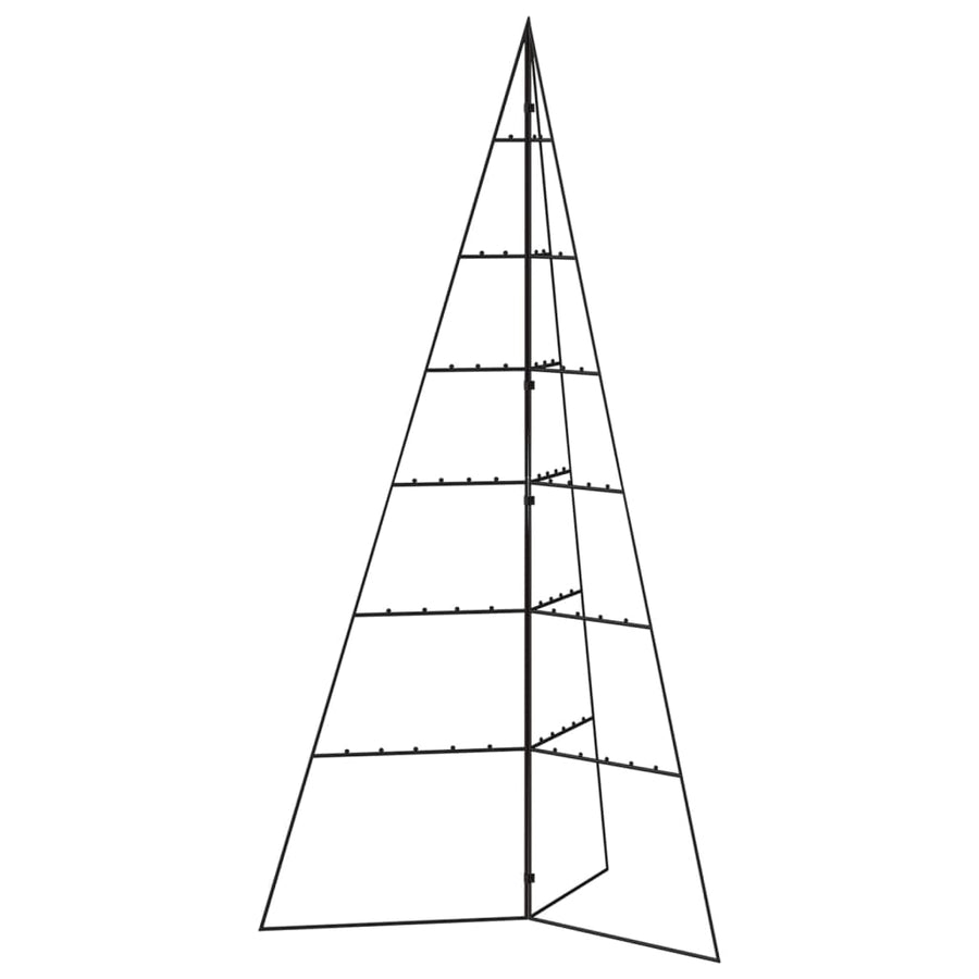 Kerstdecoratie Kerstboom Metaal Zwart