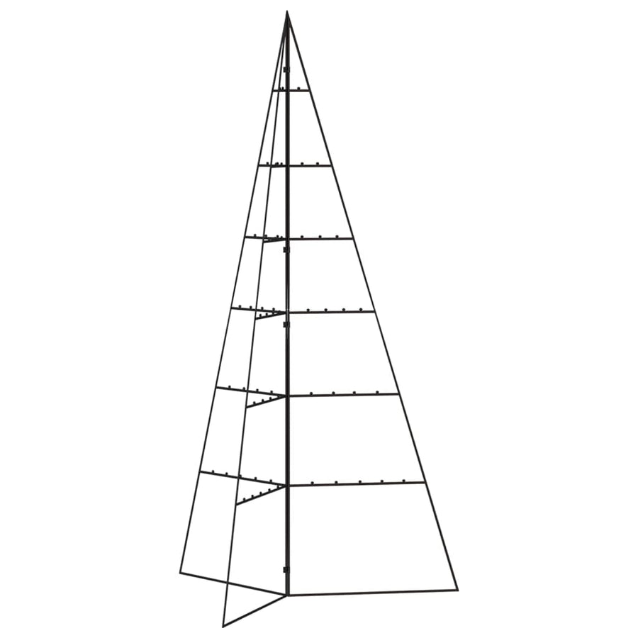 Kerstdecoratie Kerstboom Metaal Zwart