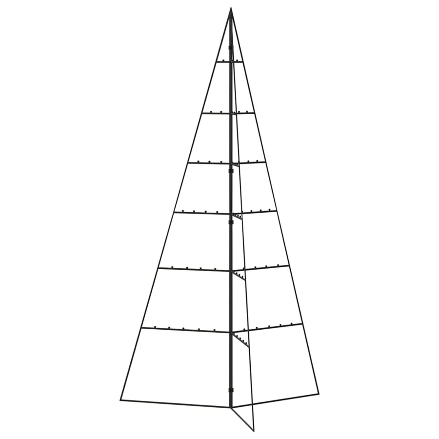 Kerstdecoratie Kerstboom Metaal Zwart
