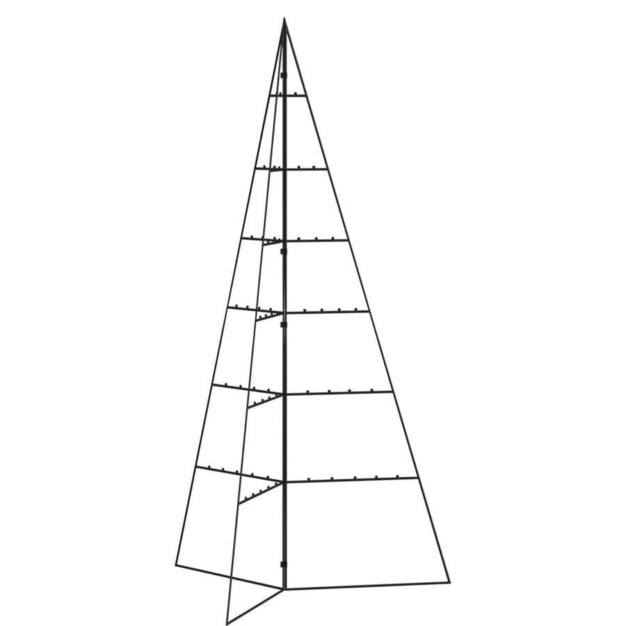 Kerstdecoratie Kerstboom Metaal Zwart