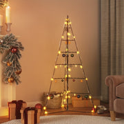 Kerstboom metaal 140 cm zwart