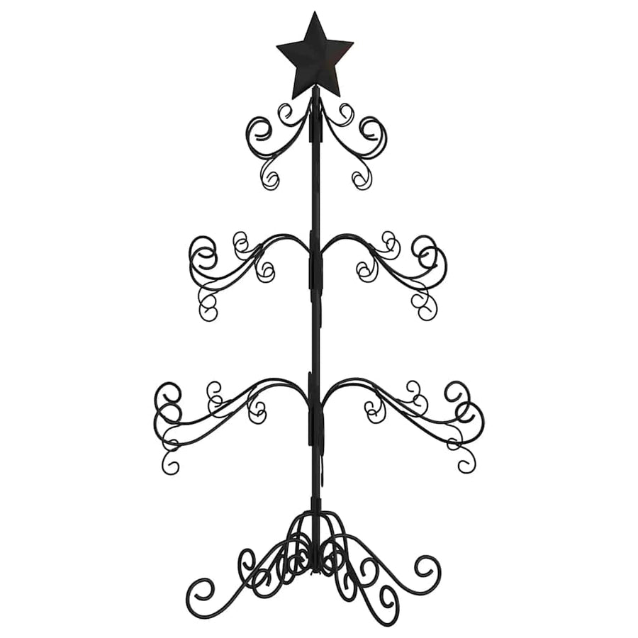 Metalen kerstboom Poedercoating staal Zwart