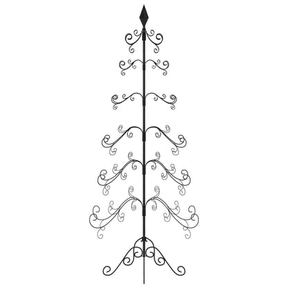 Kerstdecoratie Kerstboom Metaal Zwart 180 cm