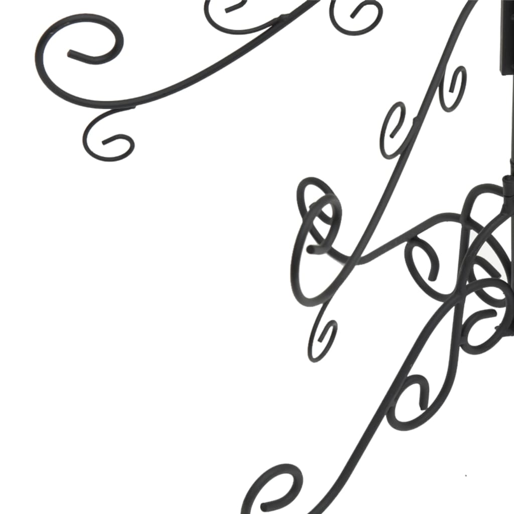 Kerstdecoratie Kerstboom Metaal Zwart 180 cm