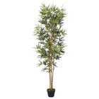 Kunstplant bamboe 120 cm groen