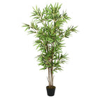 Artificial bamboo plant 368 leaves 80 cm green