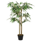 Artificial bamboo plant 380 leaves 80 cm green