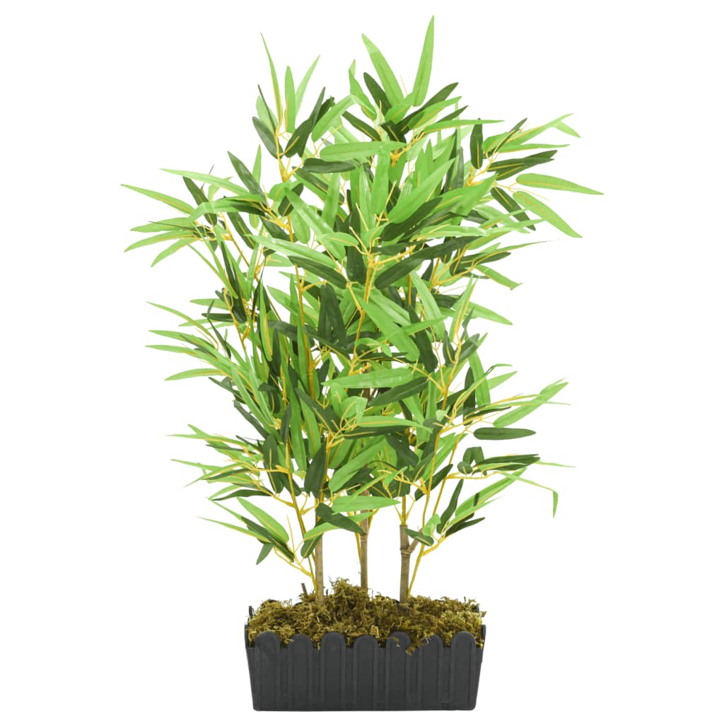 Kunstplant bamboe 500 bladeren 80 cm groen