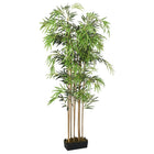 Artificial bamboo plant 730 leaves 120 cm green