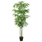 Artificial plant bamboo 864 leaves 180 cm green