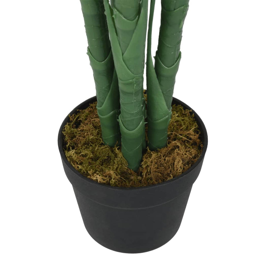 Kunstplant Palmboom 28 Bladeren 120 Cm Groen
