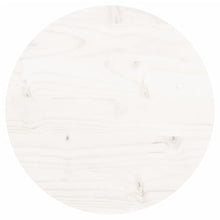Tafelblad Rond Ø30X3 Cm Massief Grenenhout Wit