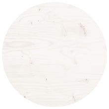 Tafelblad Rond Ø40X3 Cm Massief Grenenhout Wit