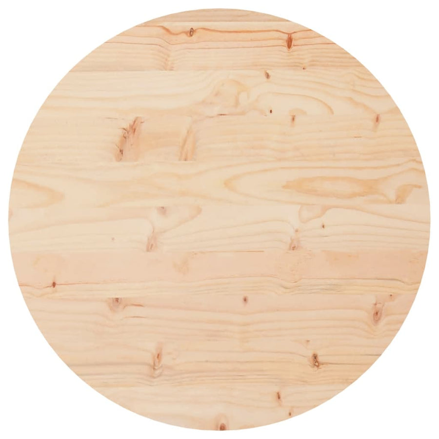 Tafelblad Rond Ø50X3 Cm Massief Grenenhout