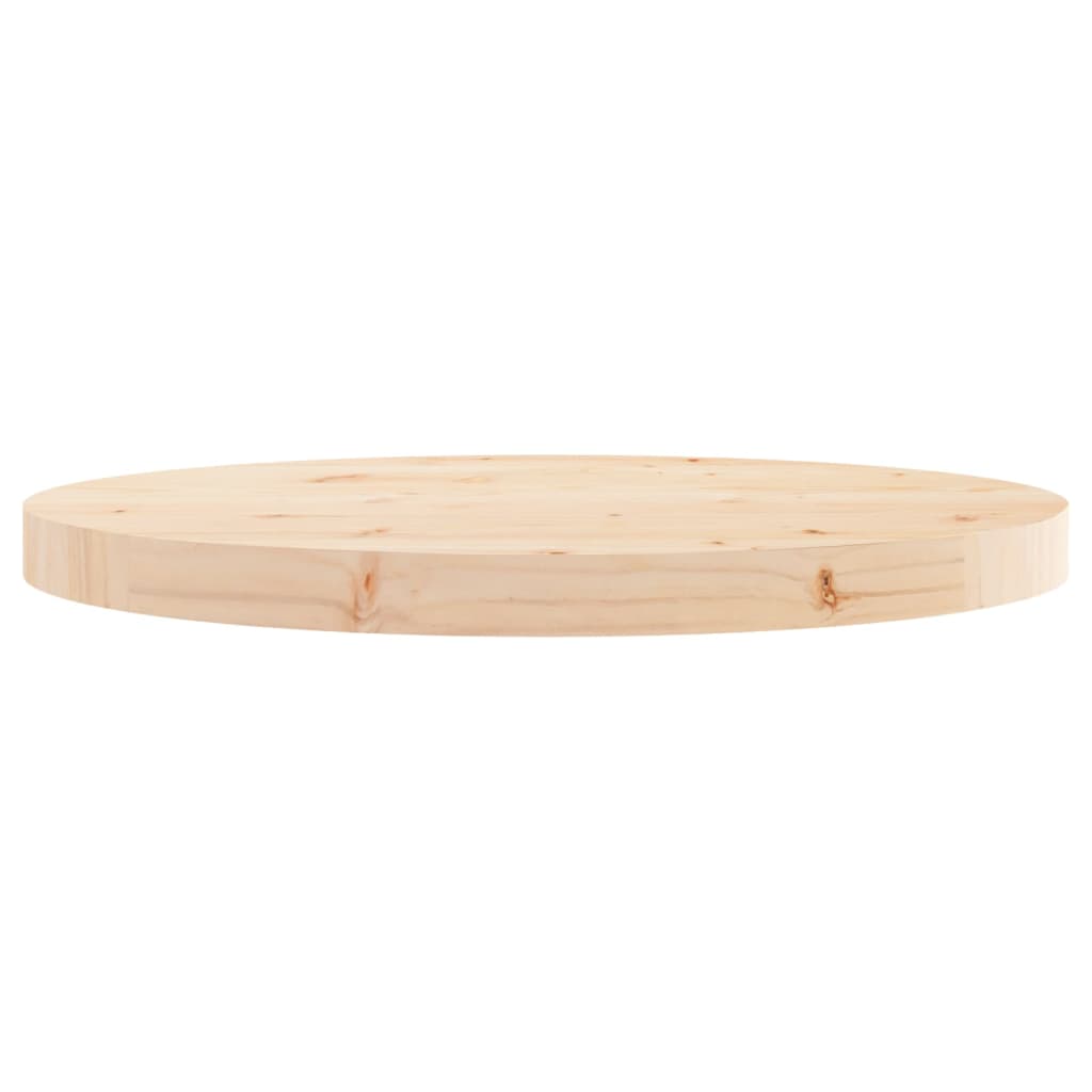 Tafelblad Rond Ø50X3 Cm Massief Grenenhout