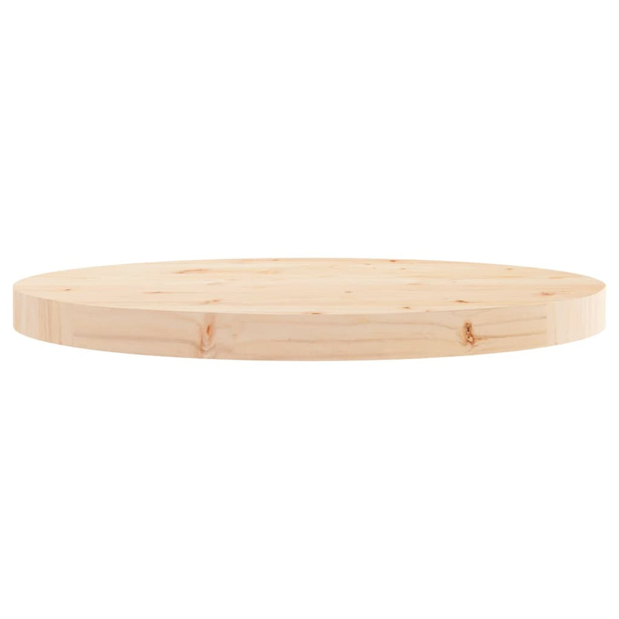 Tafelblad Rond Ø50X3 Cm Massief Grenenhout