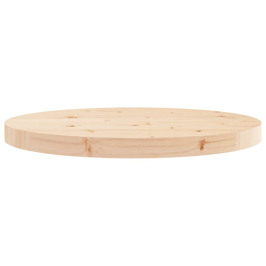 Tafelblad Rond Ø50X3 Cm Massief Grenenhout